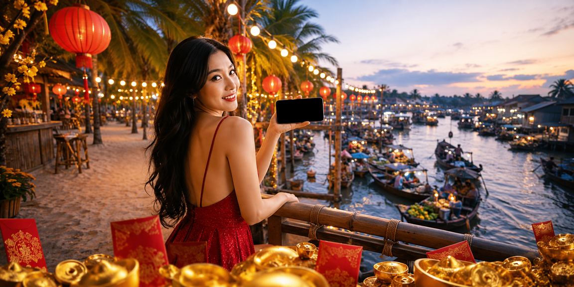 Không khí cá cược thể thao sôi động tại Cần Thơ với đèn lồng rực rỡ
