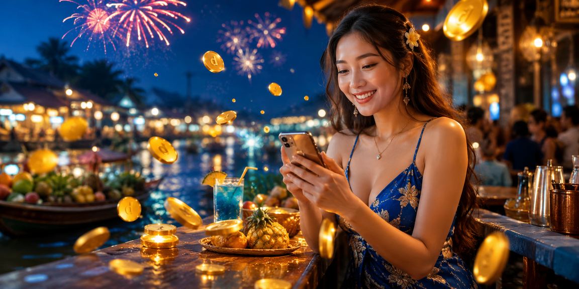Không khí lễ hội sôi động tại vùng Mekong với người dùng tham gia cá cược qua di động